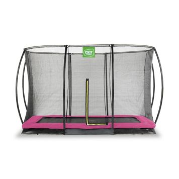 Exit Toys trampolin Silhouette Ground pink 305x214 cm inkl. sikkerhedsnet