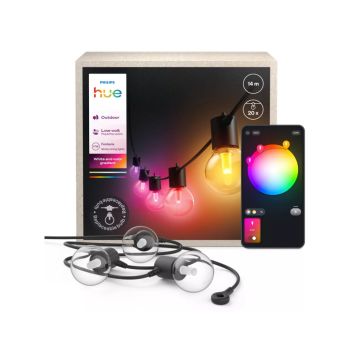 Philips Hue lyskæde Festavia udendørs 14 m 20xLED
