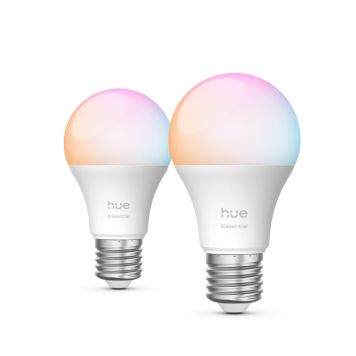 Philips Hue Essential kronepære A60 E27 806 lm 8 W WCA 2 stk.