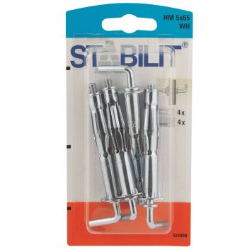 Stabilit metaldybel 65x5 mm 4 stk.