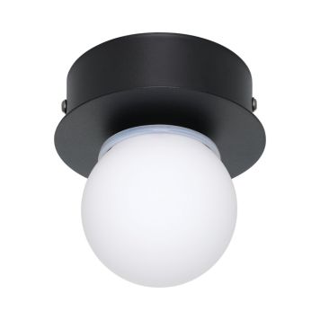 Eglo væglampe/loftlampe Mosiano Ø110 sort/hvid