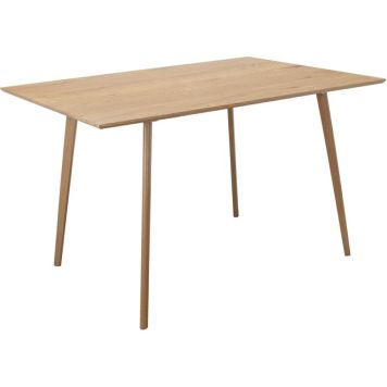 Notio Living Monza spisebord 120 cm egelook MDF/metalben