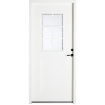 Swedoor facadedør v P-400 med karm 988x2080 mm