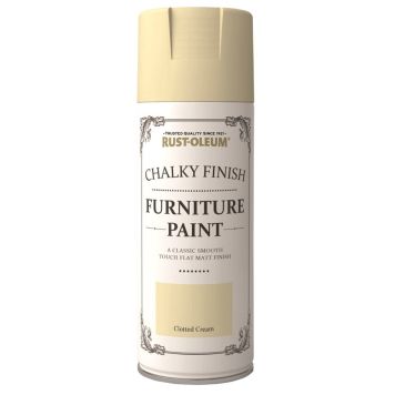 Rust-Oleum Chalky Finish spray Clotted Cream 400 ml