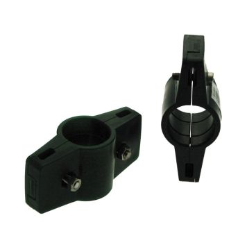 NSH Dobbeltbeslag grøn til panelhegn Ø3,4 cm