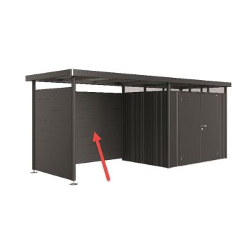 Biohort bagvæg str. L HighLine H2, H3, H4, H5 mørkegrå metallic