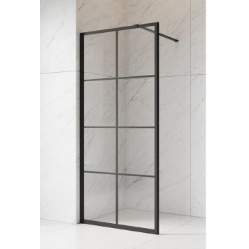 Camargue brusevæg Stockholm sort 193x85,7-87,2 cm