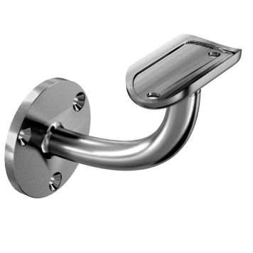 Fontanot gelændermurbeslag stål mat Ø42.4 mm