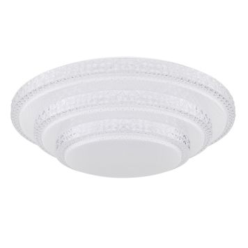 Globo LED-plafond Magnifique opalhvid dæmpbar Ø49,5 cm inkl. fjernbetjening