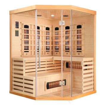 Sanotechnik sauna Deluxe inde infrarød 2,1 m² 3-4 pers.