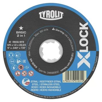 Craftomat skæreskive 125mm x-lock