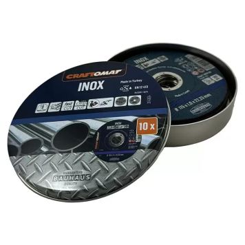 Craftomat skæreskiver 10 stk 115x1,0x22,2 mm