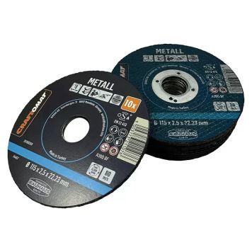 Craftomat skæreskive 115 mm, metal 10 stk