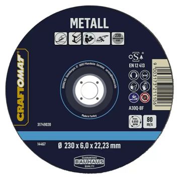 Craftomat grovsliber 230x6mm metal håndværk