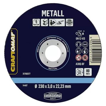 Craftomat skæreskive 230 mm metal