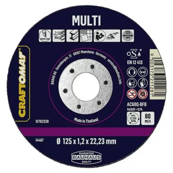 Craftomat alu skæreskive 125x1,2x22,23 mm M41