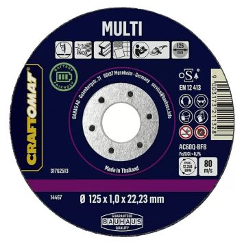 Craftomat akku skæreskive 125 mm