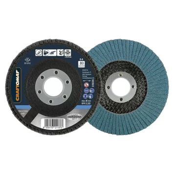 Craftomat slibeskive metal k80/115mm