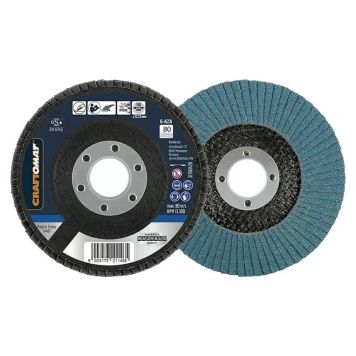 Craftomat slibeskive rustfrit stål k80/115mm