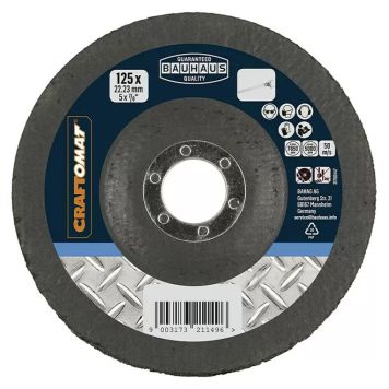 Craftomat renseskive til metal 125mm