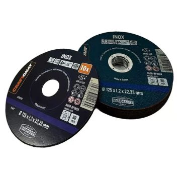 Craftomat skæreskive 125x1,2 mm inox 10 stk