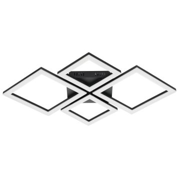 Eglo LED-loftlampe Paranday-Z sort/hvid 3000-6500K 47x43 cm