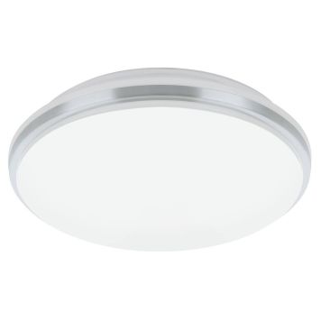 Eglo LED-loftlampe Pinetto hvid/krom IP44 Ø34 cm