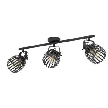 Eglo spotlampe Girona 3L 3XE27 sort