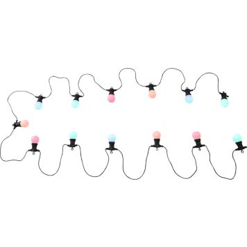 Globo lyskæde Nirvana 20 pærer multi 12,5 m