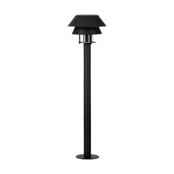 Eglo bedlampe Chiappera sort IP65 E27 22x80 cm