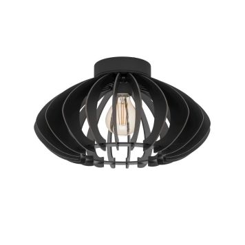 Eglo Cossano 3 loftlampe E27 Ø38cm sort/træ
