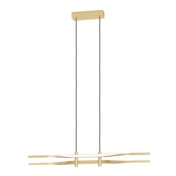 Eglo Colmeal langbordspendel LED 3000K børstet messing 76 cm