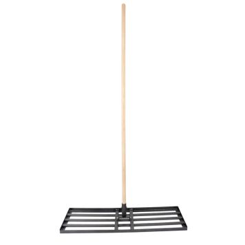 HOME It Garden plæneudjævner stål/træ 85,5 cm