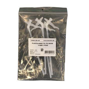 Dana Lim plastslange til PU-skum 4 stk.