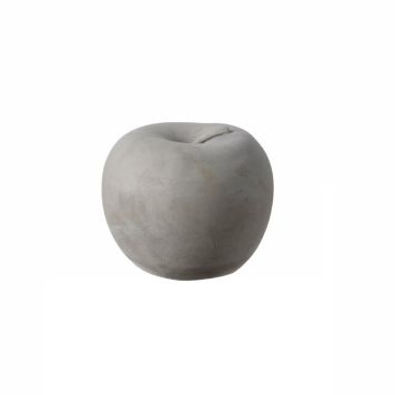 Lauvring havedekoration æble cement grå Ø13 cm 