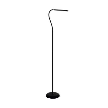 Eglo LED-gulvlampe Laroa sort dæmpbar m/touch 3,5W H130 cm