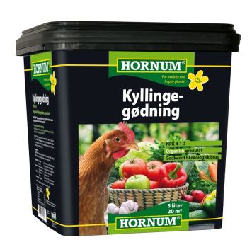 Hornum kyllingegødning 5 L