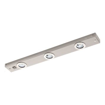 Eglo Kob lysarmatur LED 3x2,3W børstet stål 60 cm