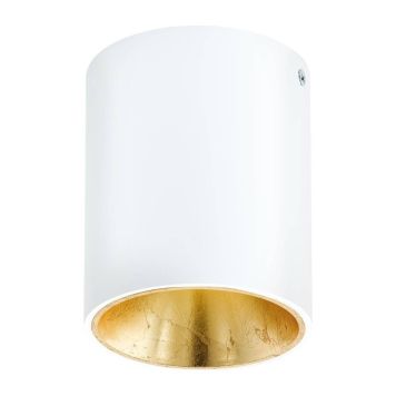 Eglo Polasso LED plafond Ø100 3,3W 340lm hvid/guld