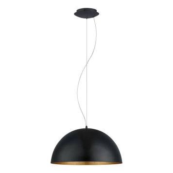 Eglo pendel Gaetano 1 Ø530 sort/guld