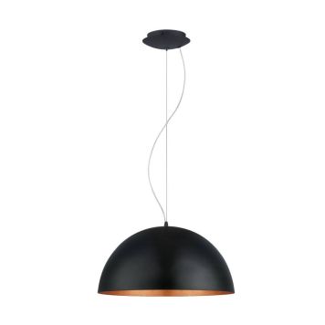 Eglo pendel Gaetano 1 Ø530 sort/kobber