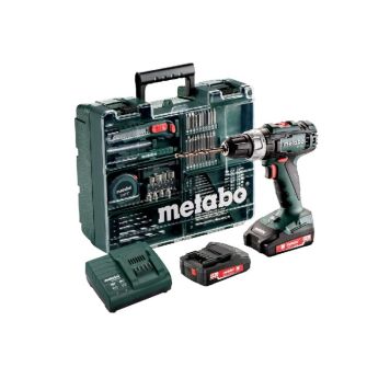 Metabo akku bore-/skruemaskine BS 18 L 18V m/tilbehør, batteri & lader 