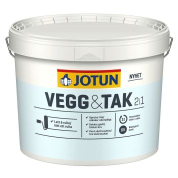 Jotun Væg & Loft 9 L hvid