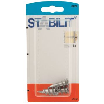 Stabilit gipsplug metal 37 mm 3 stk.