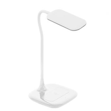 Eglo Masserie bordlampe m/mobiloplader dæmpbar 4000K hvid 38,5 cm