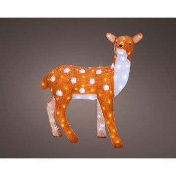 Lumineo udendørs LED-dådyrfigur stående m/transformer