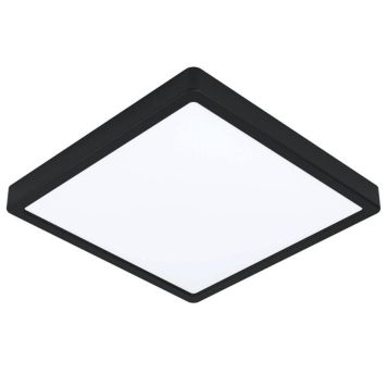 Eglo LED-loftlampe Fueva-Z sort IP44 2700-6500K 28,5x2,8 cm