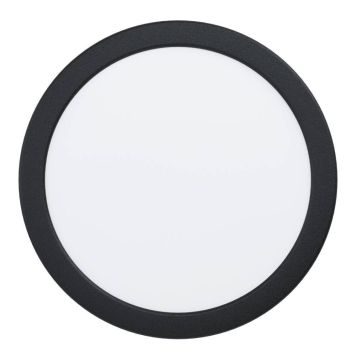 Eglo Fueva 5 indbygningsspot Ø21,6cm 17W 2000lm sort