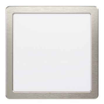 Eglo Fueva 5 plafond 210x210 17W 2000lm børstet stål