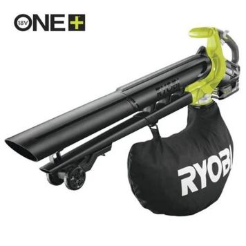 Ryobi akku løvblæser/-suger RBV1850 One+ 18V m/batteri & lader
